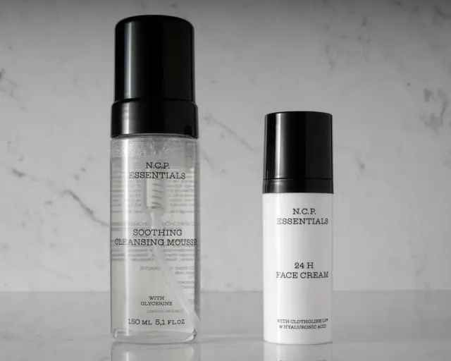 N.C.P. Olfactives Clean & Care ansigtssæt 2x150ml uparfumeret