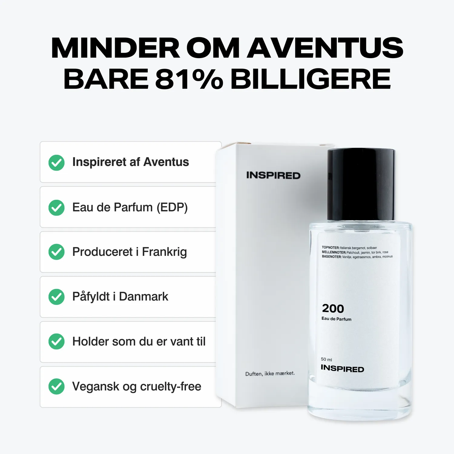Inspired Parfume 200 parfume inspireret af Aventus ananas