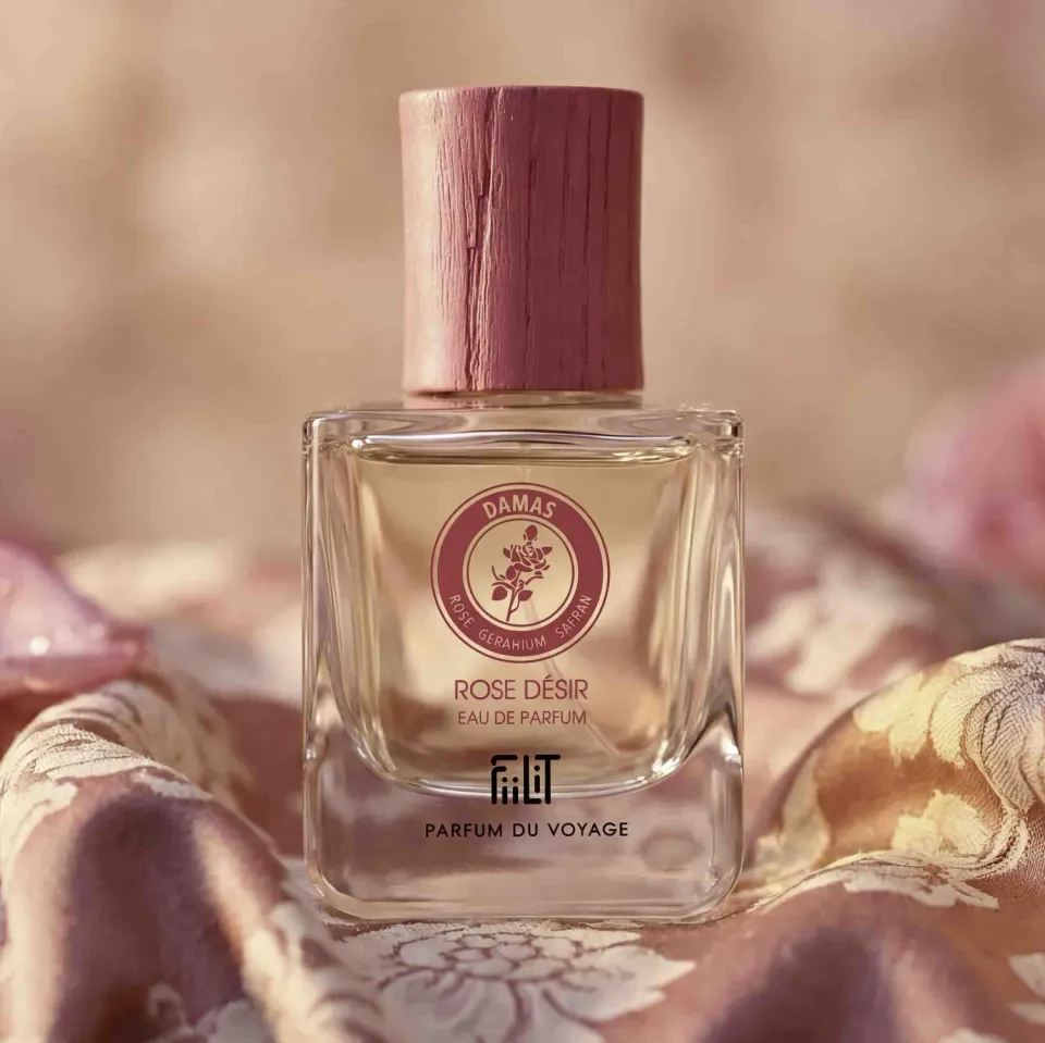 FiiLit Rose Désir Damascus eau de parfum 1,5 ml rose-vanilje
