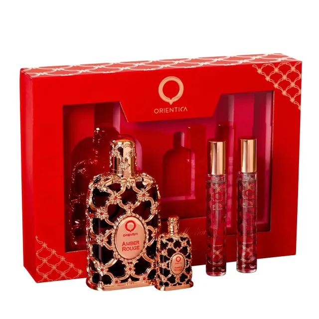 Orientica Amber Rouge parfumesæt 80ml+rejsespray rav
