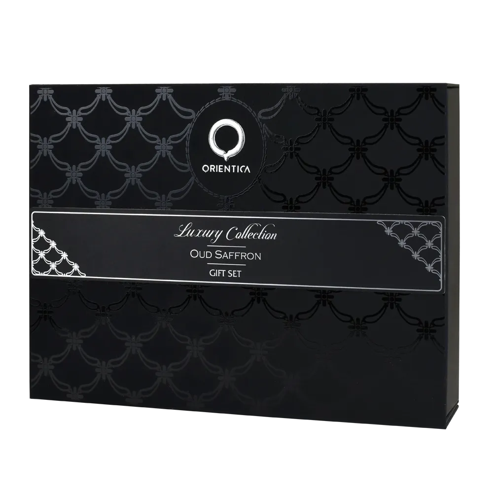 Orientica Oud Saffron gavesæt 80ml krydret oud