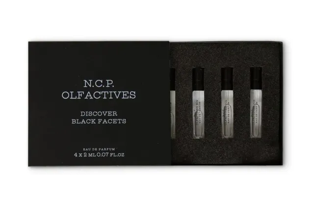 N.C.P. Olfactives Black Facets parfume prøvesæt 4x2 ml unisex