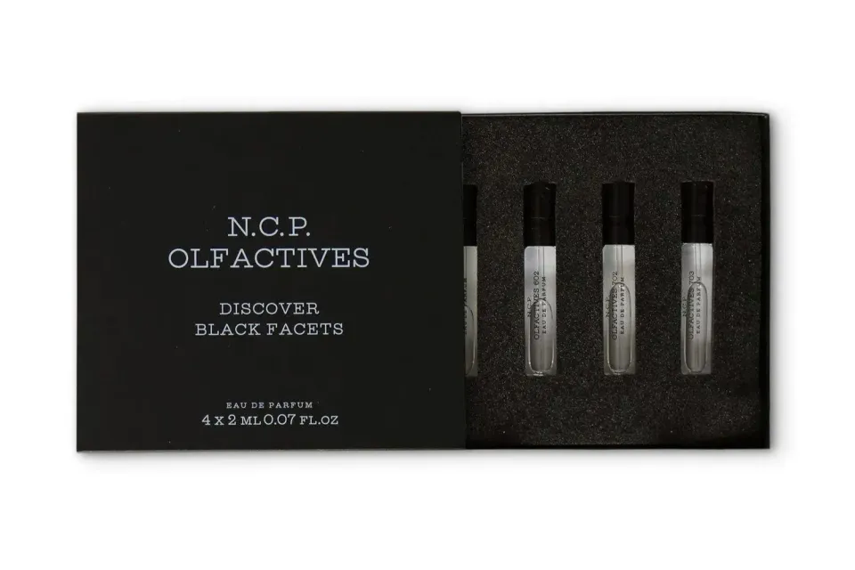 N.C.P. Olfactives Black Facets parfume prøvesæt 4x2 ml unisex