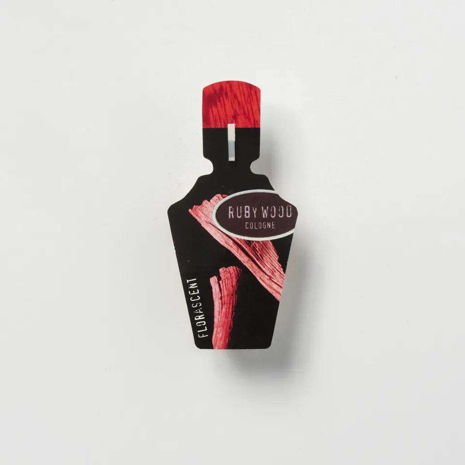Florascent Ruby Wood cologne duftprøve vanilje