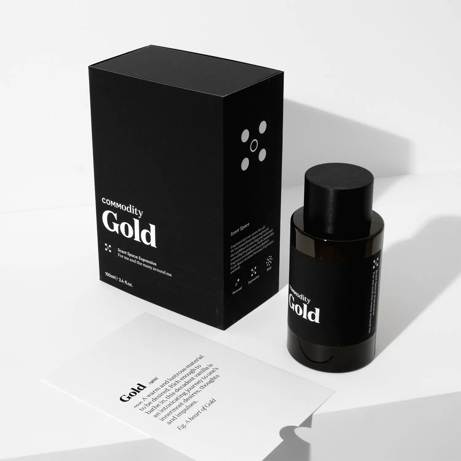 Commodity Gold Expressive parfume 10 ml vanilje