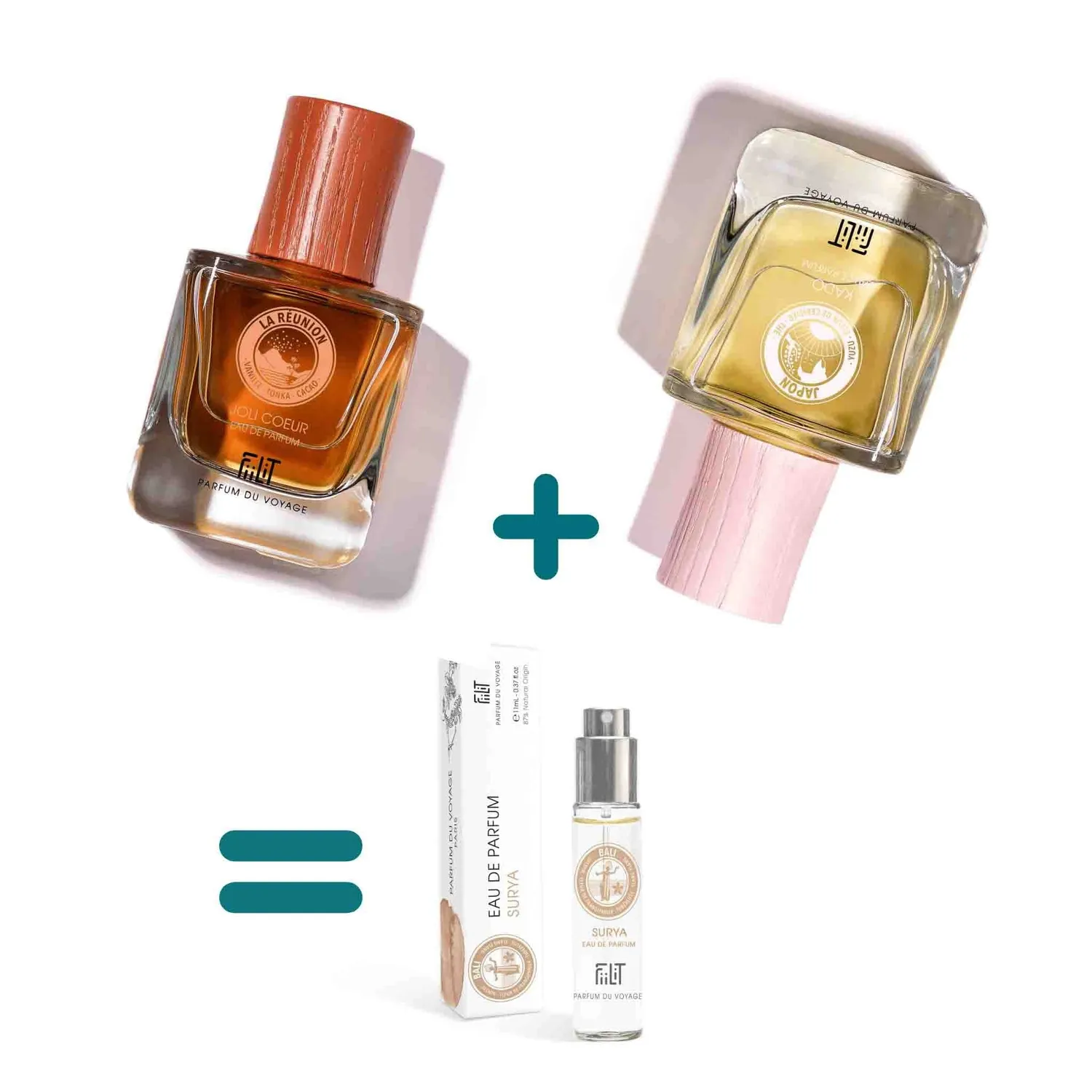 FiiLit The Complimentary Stopover parfumesæt 2x50ml+11ml citrus