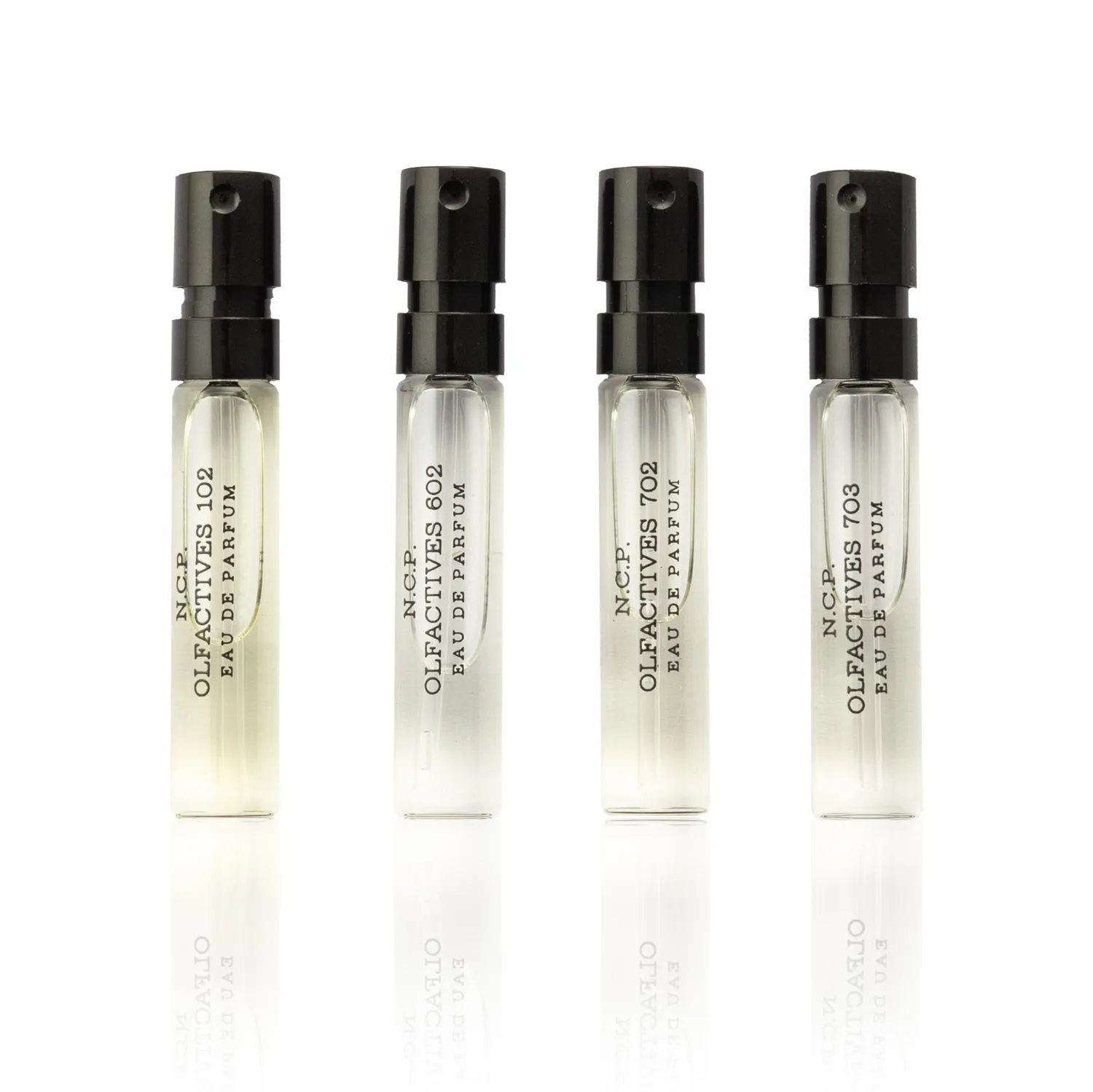 N.C.P. Olfactives Black Facets parfume prøvesæt 4x2 ml unisex