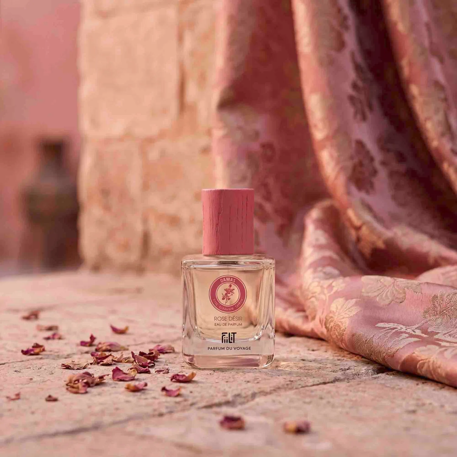 FiiLit Rose Désir Damascus eau de parfum 1,5 ml rose-vanilje