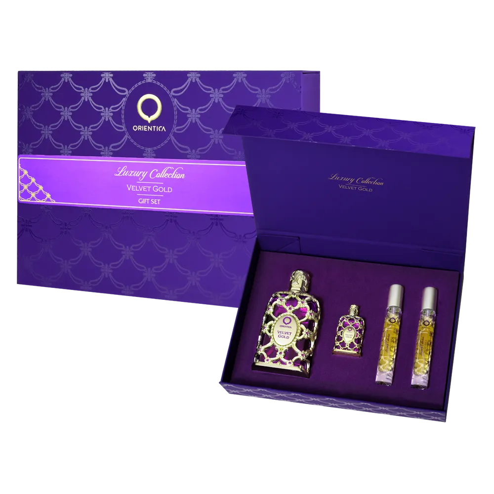 Orientica Velvet Gold Parfume Gavesæt 80ml+7,5ml varm