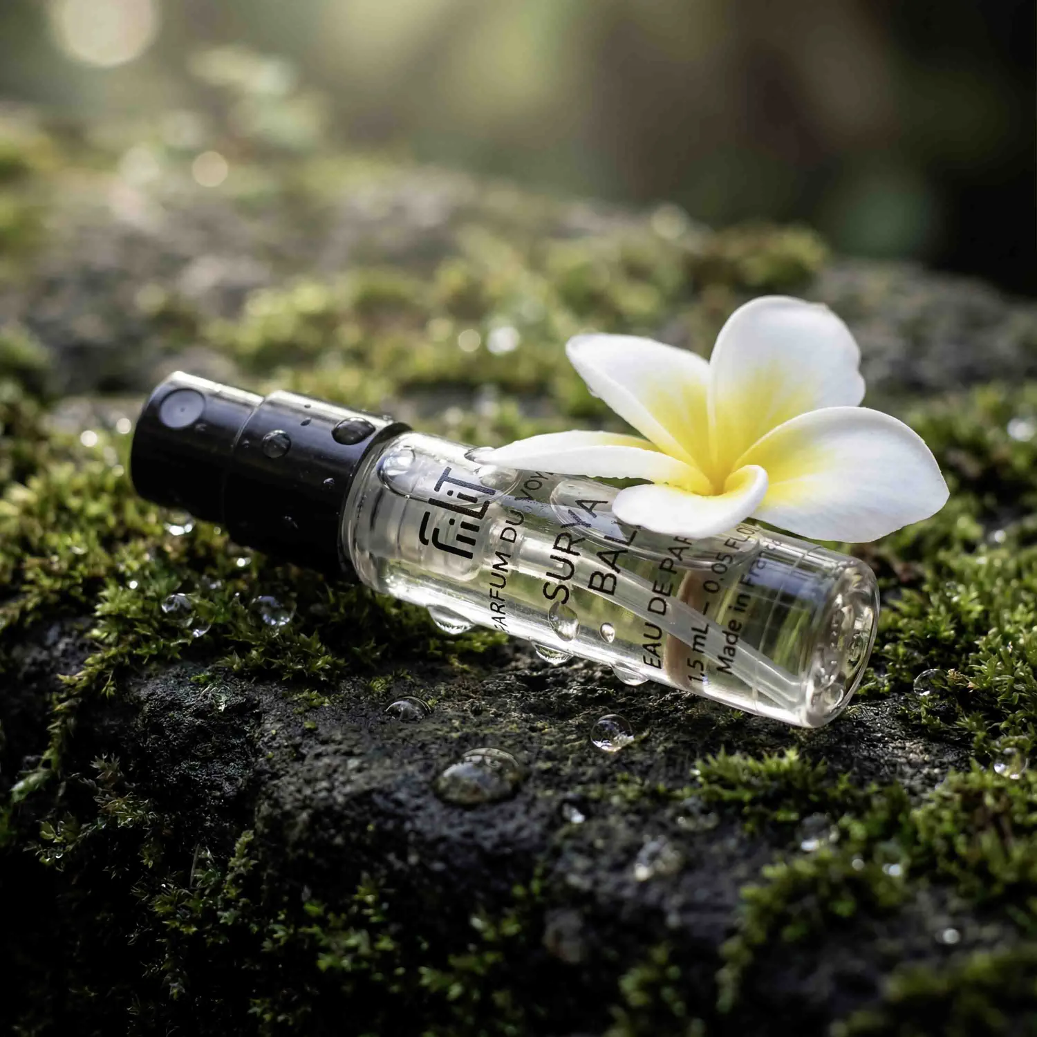 FiiLit Surya Bali eau de parfum 1,5ml solrig blomstret