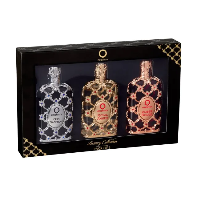 Orientica Oud Saffron Amber Rouge Royal Amber sæt 3x30ml