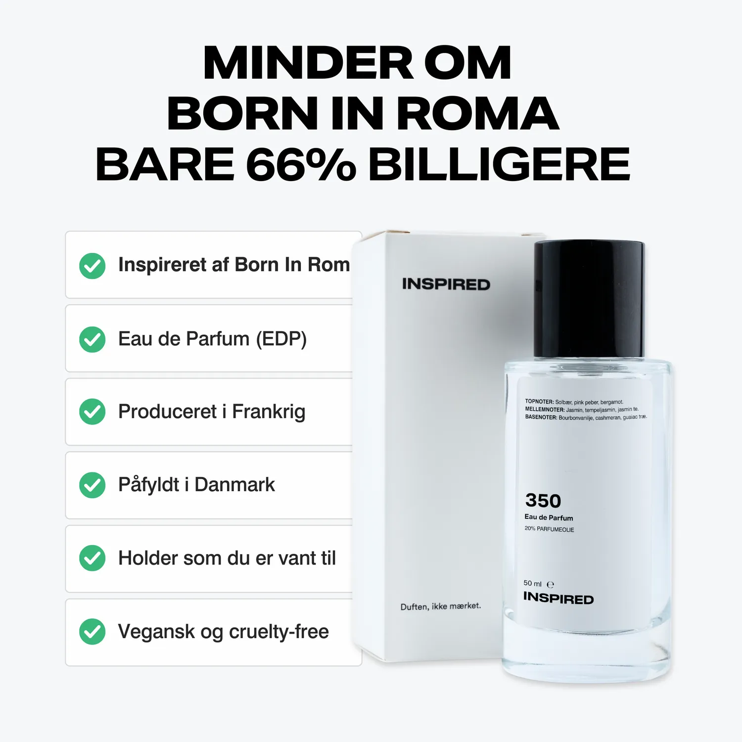 Inspired Parfume 350 parfume kvinder – Born in Roma