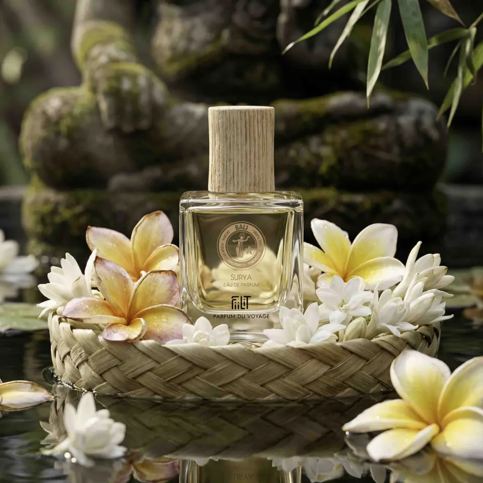 FiiLit Surya Bali eau de parfum 1,5ml solrig blomstret