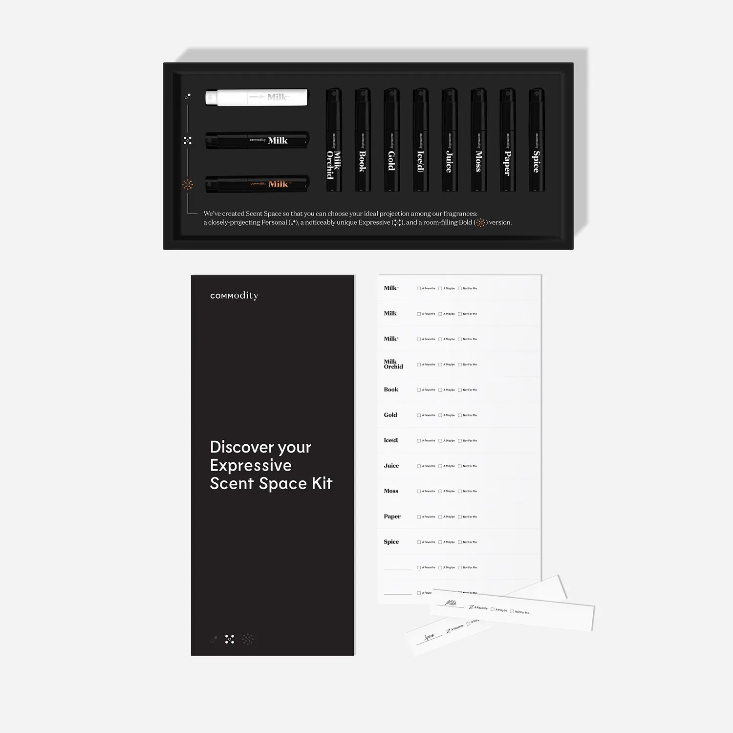 Commodity Expressive Discovery Kit parfumesæt 9 dele