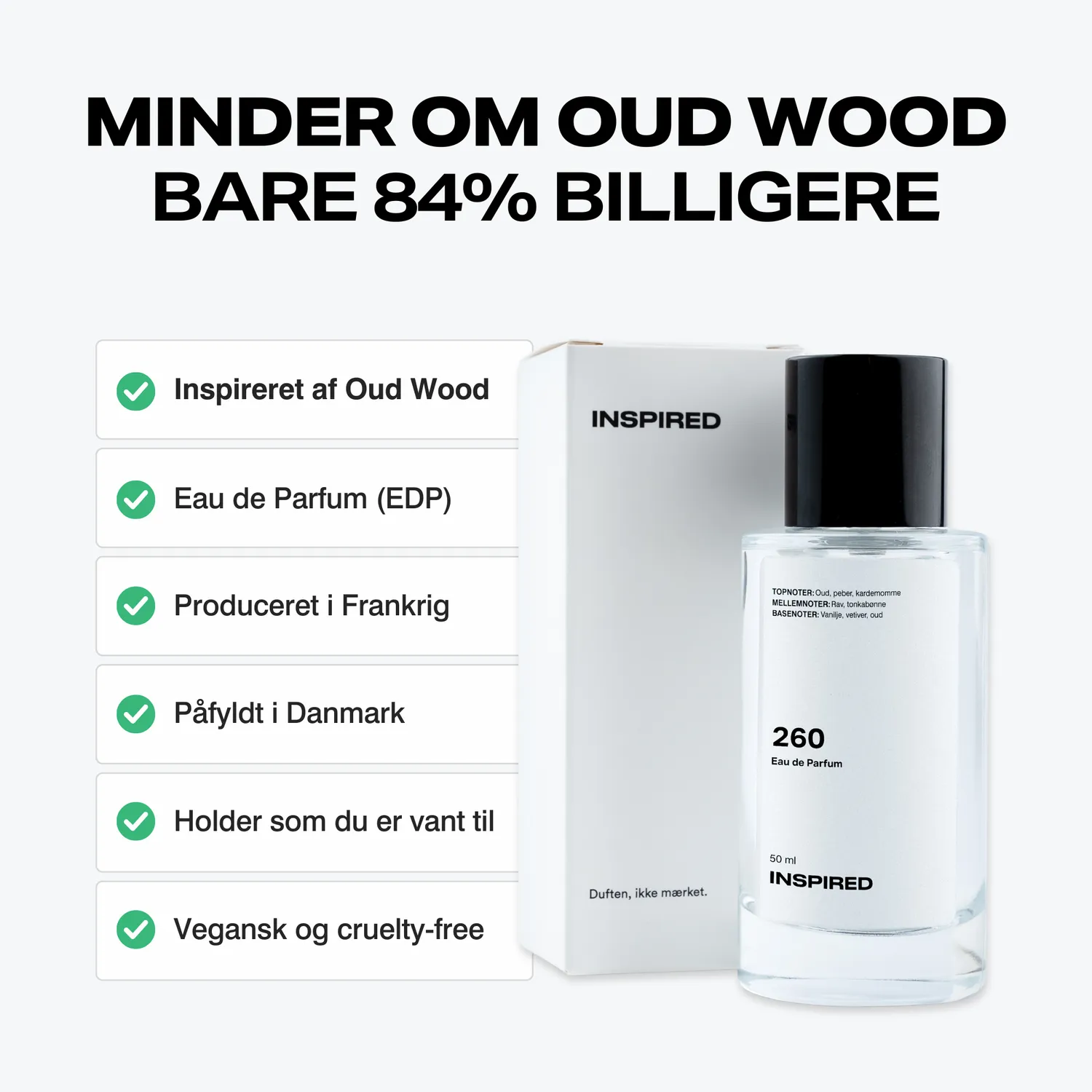 Inspired Parfume 260 parfume Oud Wood-inspiration unisex