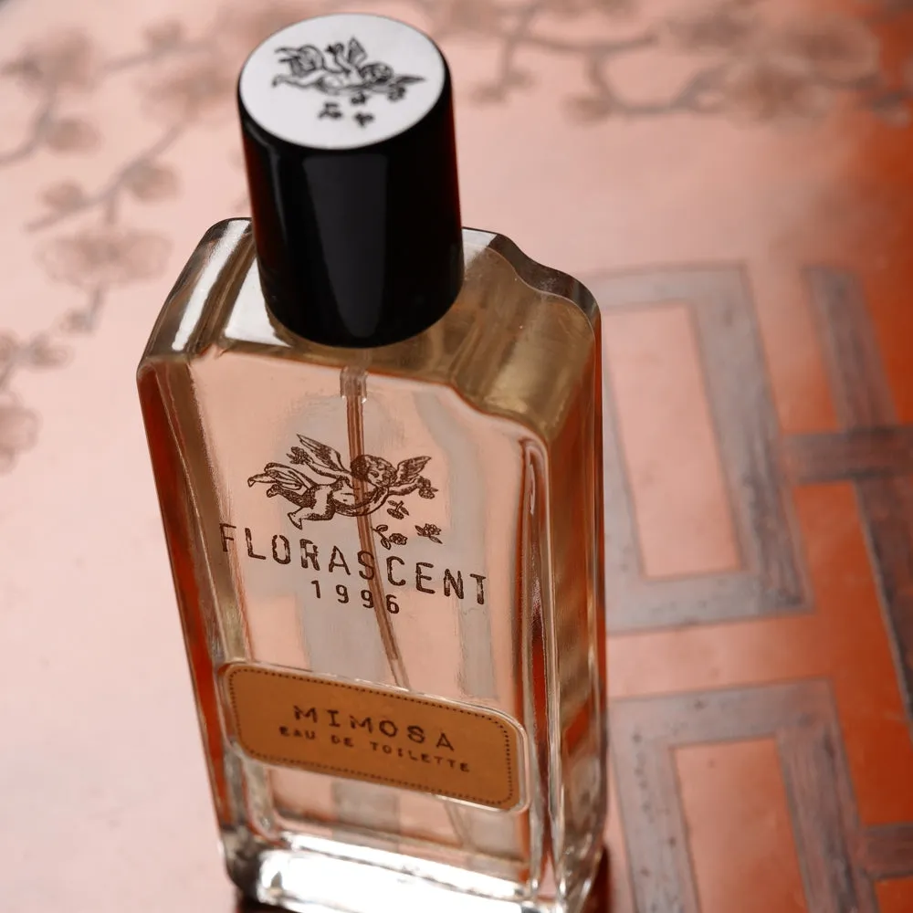 Florascent Mimosa edt duftprøve mimoseblomst
