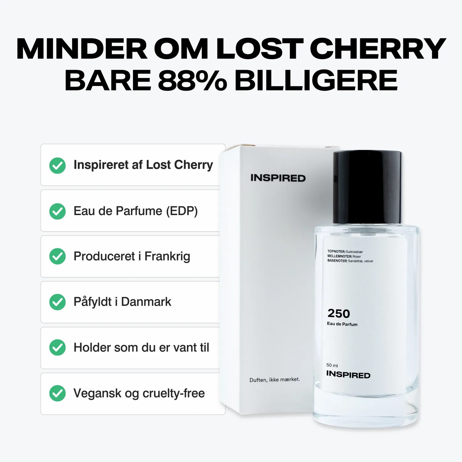 Inspired Parfume 250 parfume inspireret af Lost Cherry unisex
