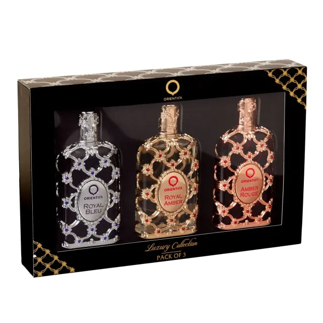 Orientica Royal Bleu Amber Rouge Royal Amber prøvesæt 3x30ml