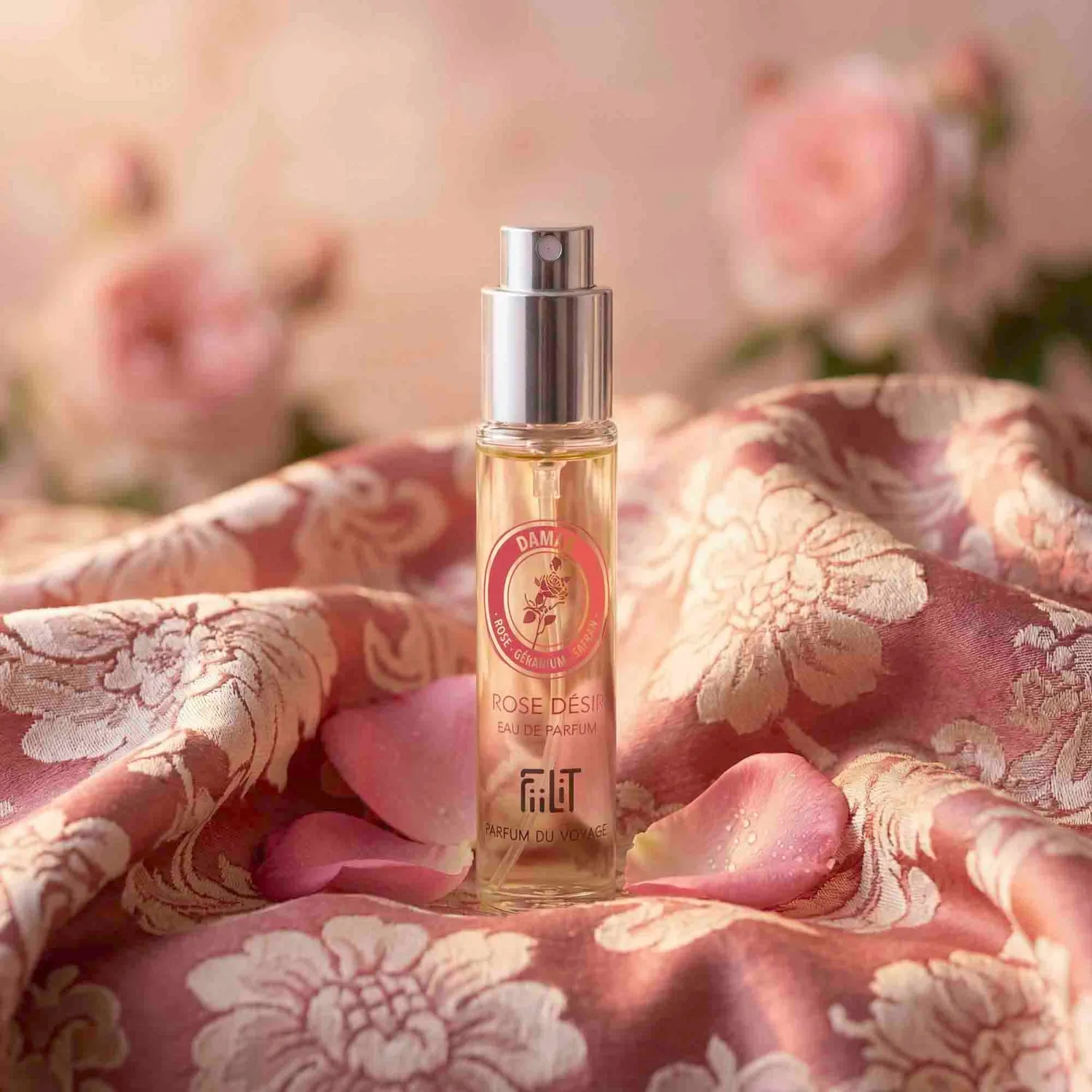 FiiLit Rose Désir Damascus eau de parfum 1,5 ml rose-vanilje