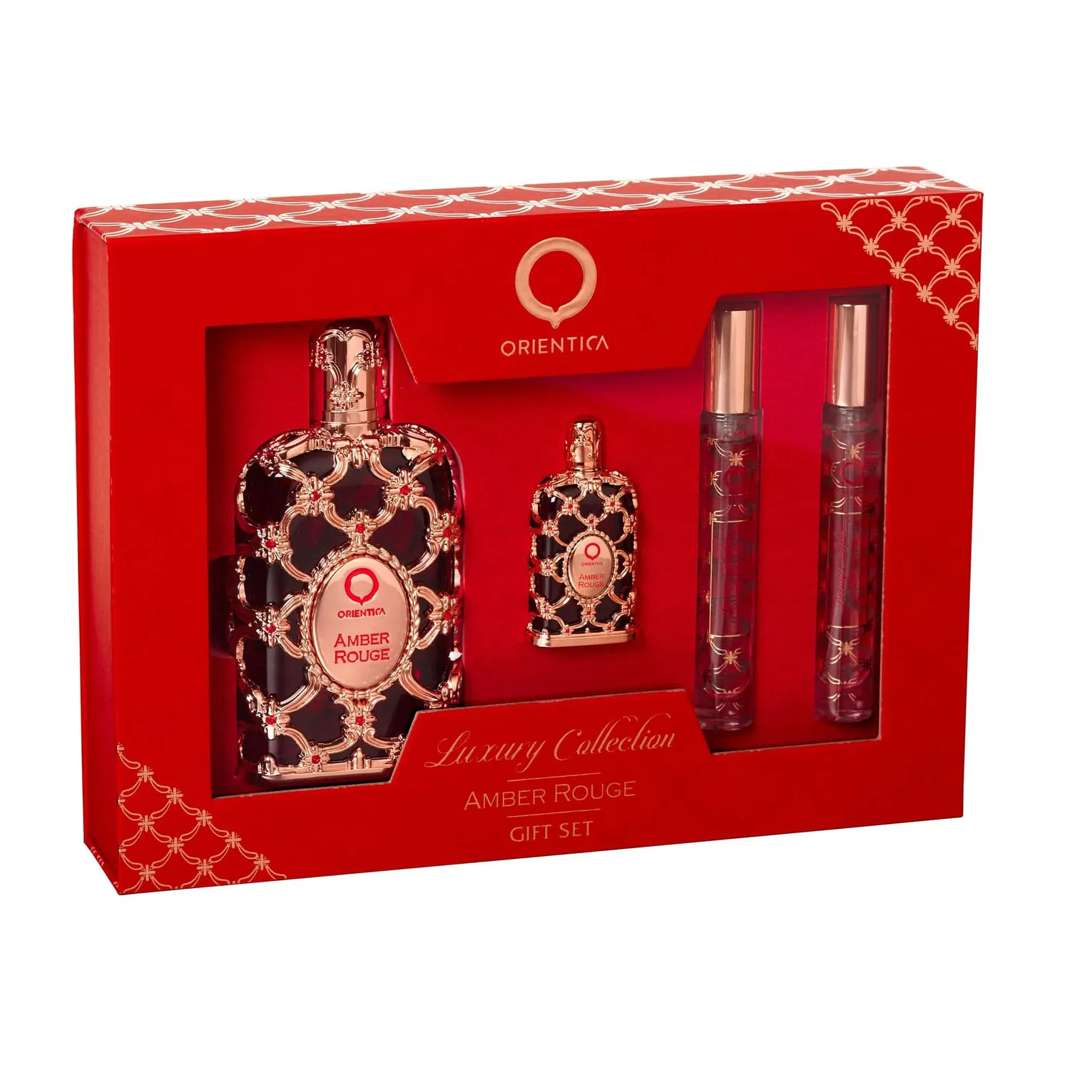 Orientica Amber Rouge parfumesæt 80ml+rejsespray rav